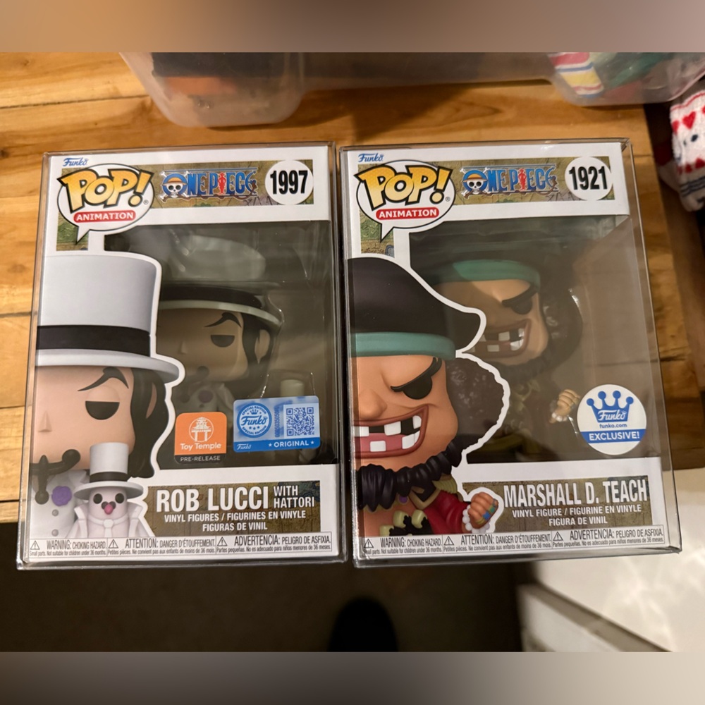Funko Pop! One Piece - Rob Lucci (Toy Tokyo Prerelease) & Marshall D. Teach